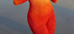 Eiza Gonzalez Sand Body Art