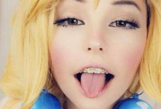 Belle delphine Peach