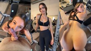 Jakara Mitchell Gets Horny At The Gym And Have Sex With The Manager