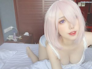 [芋圆侑子] 蓝格子小清新 Blue Bikini