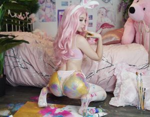 13 Butt Painting Onlyfans XXX - Belle Delphine Onlyfans XXX