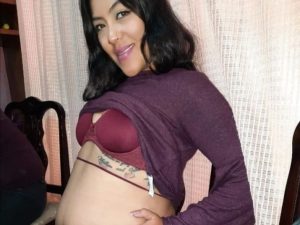 Ni estando embarazada deja de ser una puta